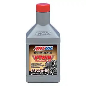 AMSOIL 20W-40 100% Synthetic V-Twin Motorcycle Oil