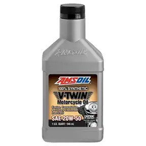 AMSOIL 20W-50 100% Synthetic V-Twin Motorcycle Oil