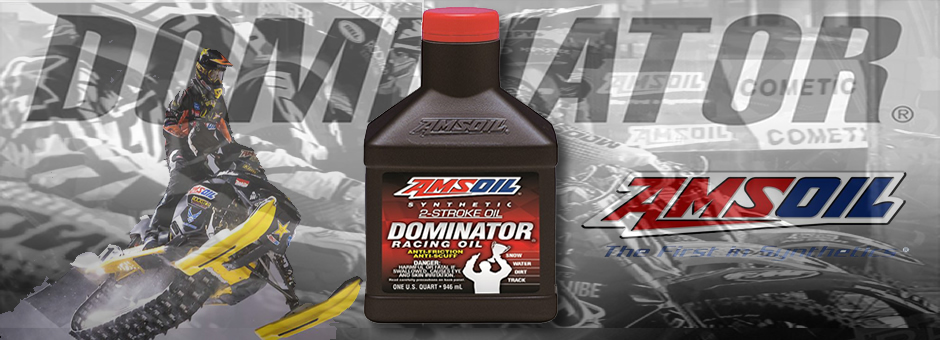 One bottle of AMSOIL DOMINATOR For Snowmobiles