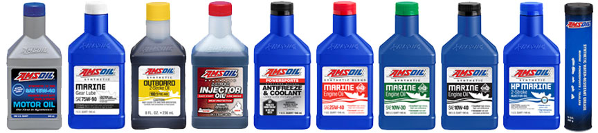 AMSOIL Marine Boat Motor Oil Products
